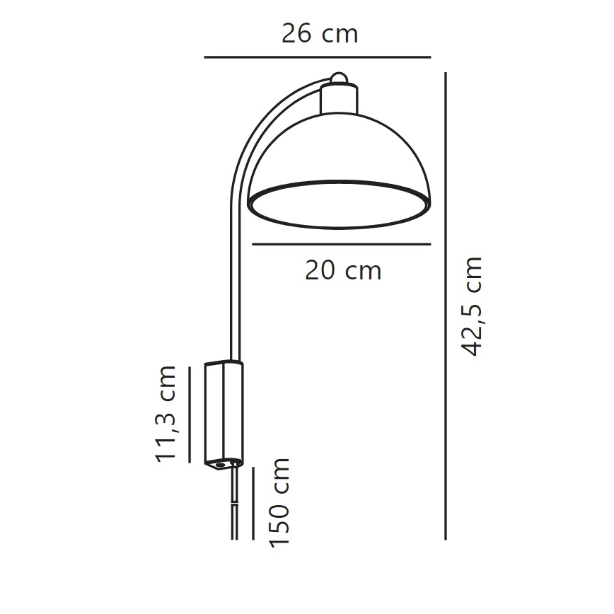 Nordlux - Kinkiet ELLEN 1xE14/40W/230V białe