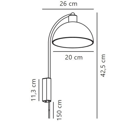 Nordlux - Kinkiet ELLEN 1xE14/40W/230V chrom błyszczący