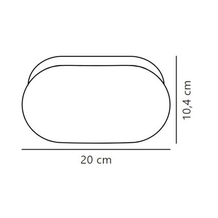 Nordlux - Kinkiet łazienkowy FOAM 1xE27/55W/230V IP44 białe