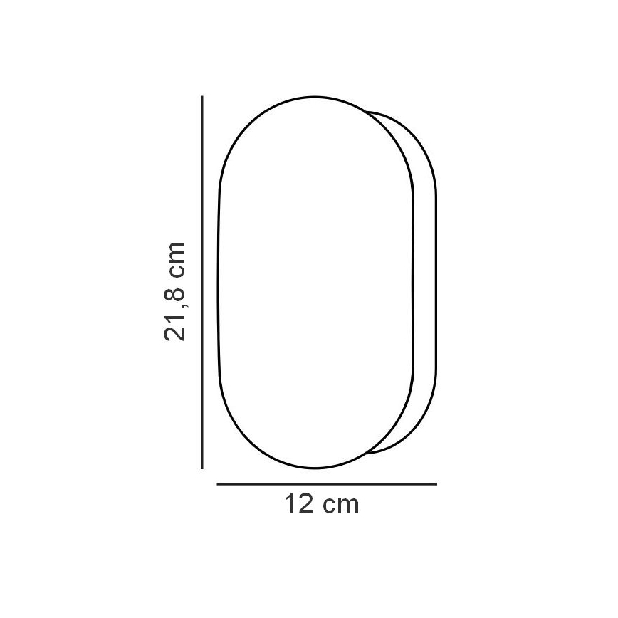 Nordlux - Kinkiet łazienkowy FOAM 1xE27/55W/230V IP44 czarny