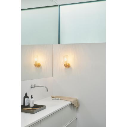 Nordlux - Kinkiet łazienkowy TUTAN 1xE14/25W/230V IP44 mosiądz