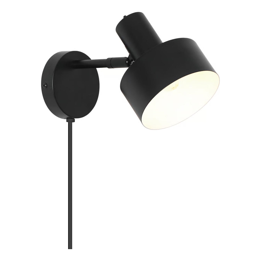 Nordlux - Kinkiet MATIS 1xE27/15W/230V czarny