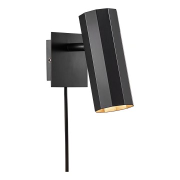 Nordlux - Kinkiet punktowy ALANIS 1xGU10/15W/230V czarny