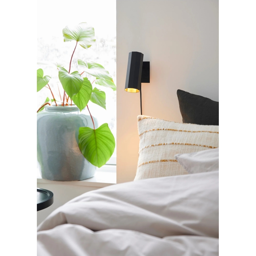 Nordlux - Kinkiet punktowy ALANIS 1xGU10/15W/230V czarny