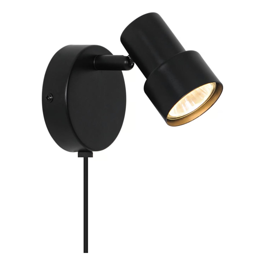 Nordlux - Kinkiet punktowy BOSTON 1xGU10/5W/230V czarny