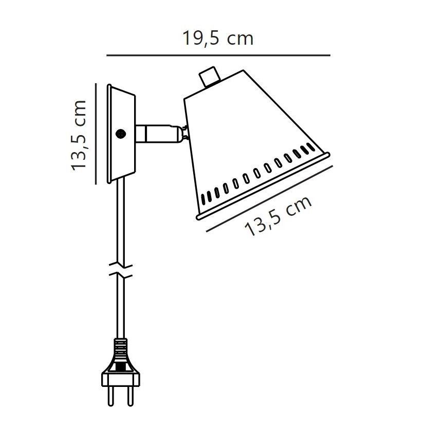 Nordlux - Kinkiet punktowy PINE 1xGU10/15W/230V