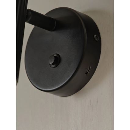 Nordlux - Kinkiet punktowy VICO 1xGU10/5W/230V czarny