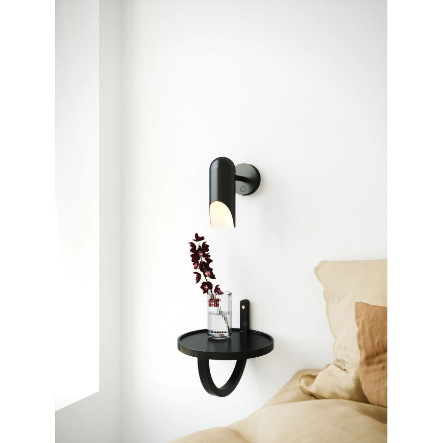 Nordlux - Kinkiet ROCHELLE 1xGU10/8W/230V czarny