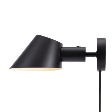 Nordlux - Kinkiet STAY 1xE27/60W/230V czarny