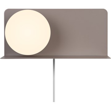 Nordlux - Kinkiet z półką LILIBETH 1xE14/25W/230V brązowy
