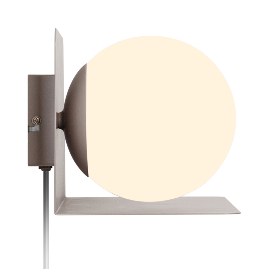 Nordlux - Kinkiet z półką LILIBETH 1xE14/25W/230V brązowy