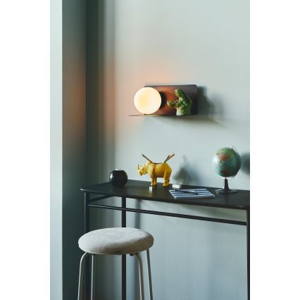 Nordlux - Kinkiet z półką LILIBETH 1xE14/25W/230V czarny