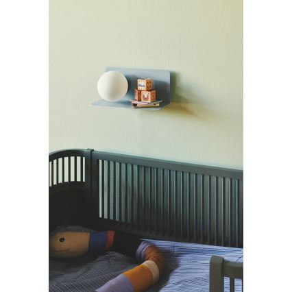 Nordlux - Kinkiet z półką LILIBETH 1xE14/25W/230V niebieski
