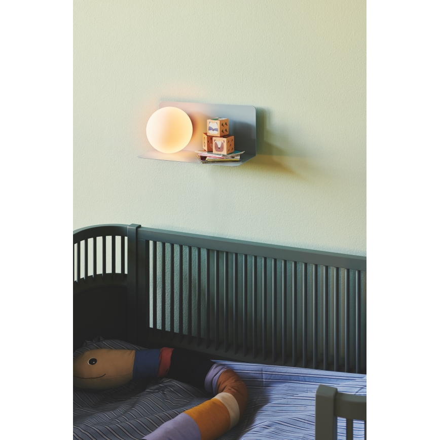 Nordlux - Kinkiet z półką LILIBETH 1xE14/25W/230V niebieski