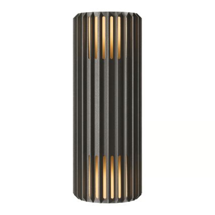 Nordlux - Kinkiet zewnętrzny ALUDRA 2xE27/15W/230V IP54 antracyt