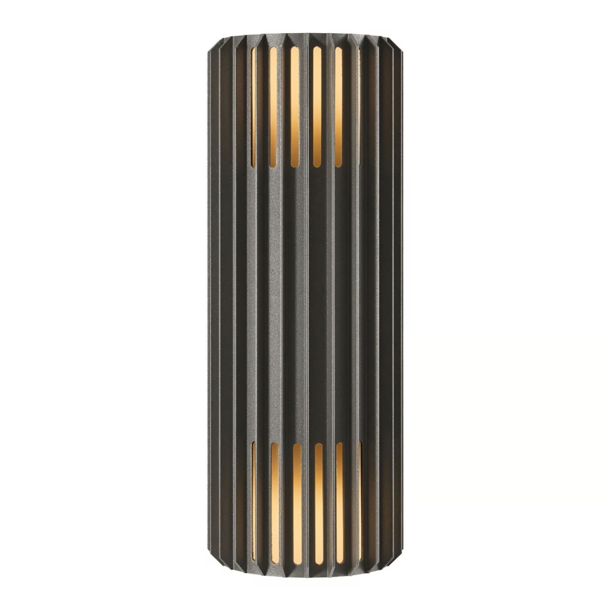 Nordlux - Kinkiet zewnętrzny ALUDRA 2xE27/15W/230V IP54 antracyt