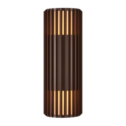 Nordlux - Kinkiet zewnętrzny ALUDRA 2xE27/15W/230V IP54 brązowy