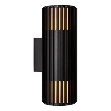 Nordlux - Kinkiet zewnętrzny ALUDRA 2xE27/15W/230V IP54 czarny