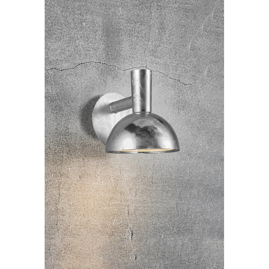 Nordlux - Kinkiet zewnętrzny ARKI 1xE27/20W/230V IP54 srebrny