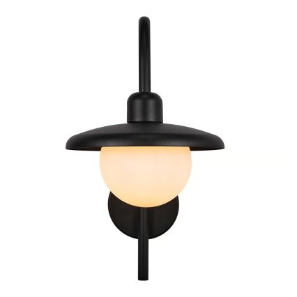 Nordlux - Kinkiet zewnętrzny BERLO 1xE27/10W/230V IP44 czarny