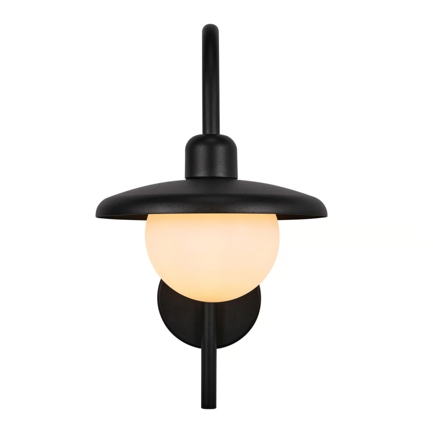Nordlux - Kinkiet zewnętrzny BERLO 1xE27/10W/230V IP44 czarny