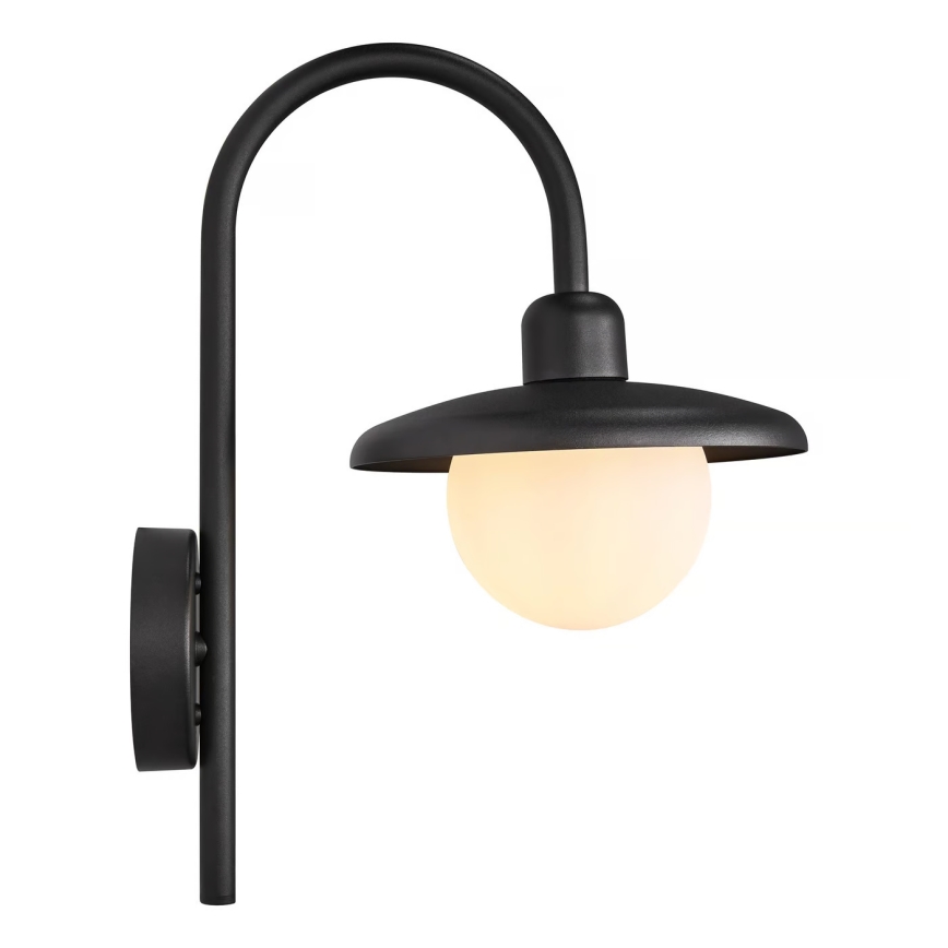 Nordlux - Kinkiet zewnętrzny BERLO 1xE27/10W/230V IP44 czarny