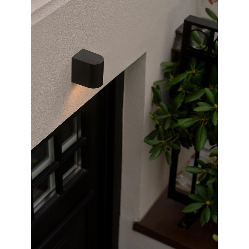 Nordlux - Kinkiet zewnętrzny DION 1xGU10/25W/230V IP44 czarny