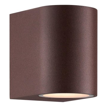 Nordlux - Kinkiet zewnętrzny DION 1xGU10/25W/230V IP44 rezavá