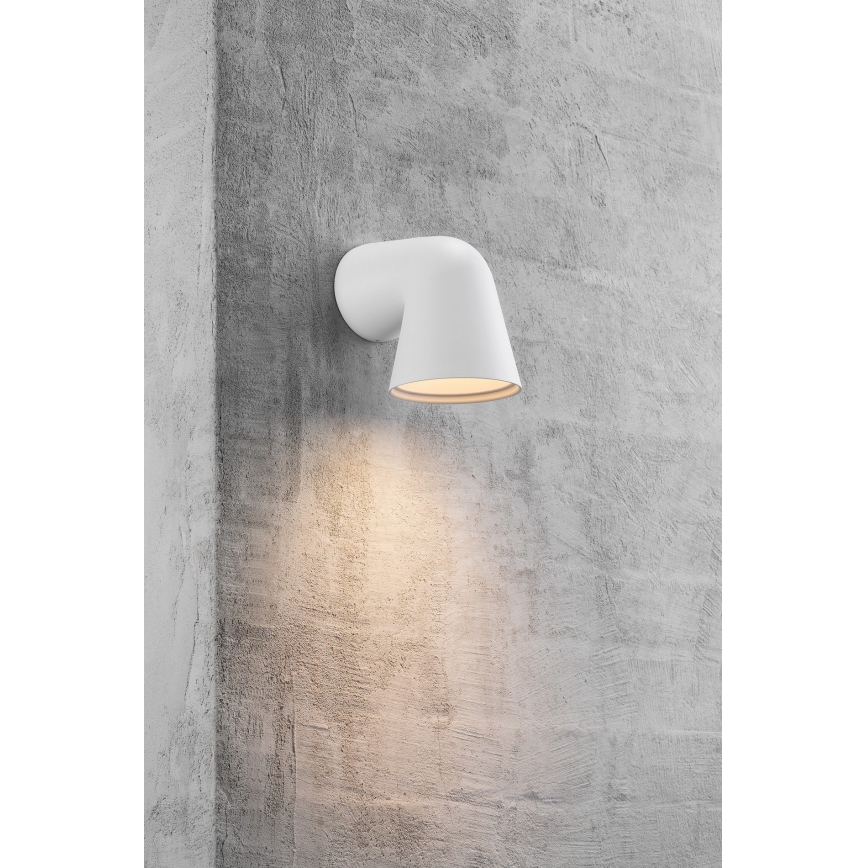 Nordlux - Kinkiet zewnętrzny FRONT 1xGU10/28W/230V IP44 biały