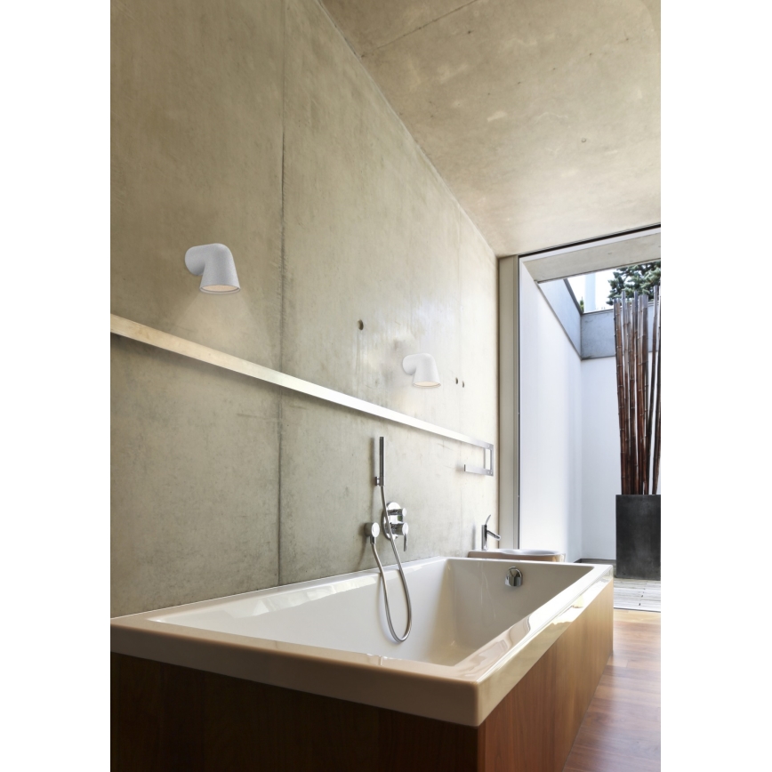 Nordlux - Kinkiet zewnętrzny FRONT 1xGU10/28W/230V IP44 biały