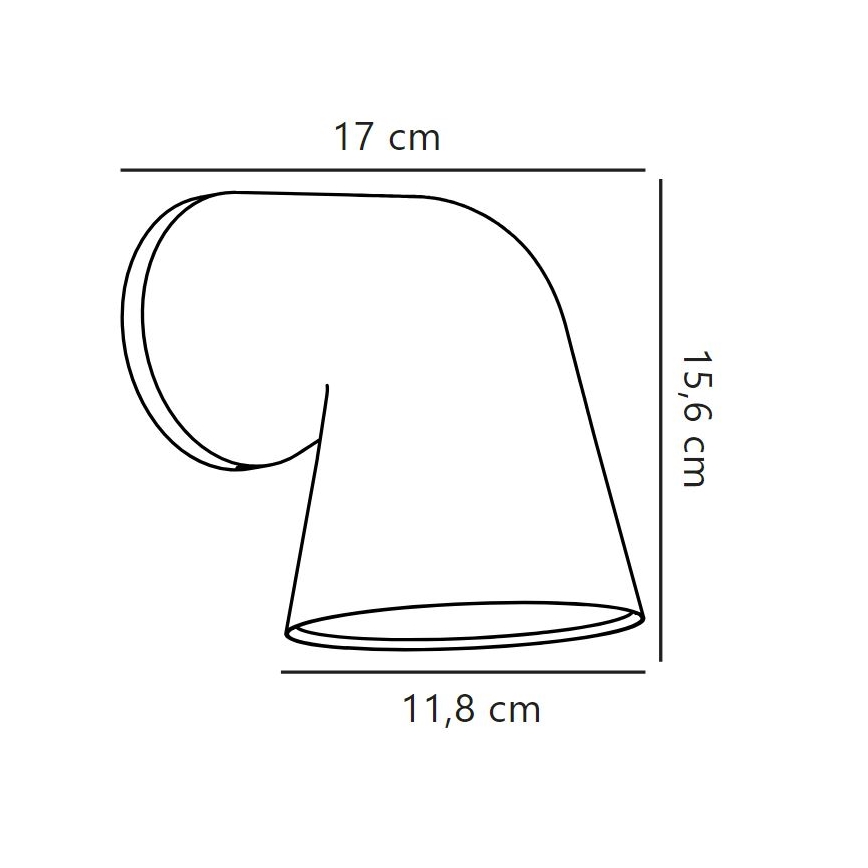 Nordlux - Kinkiet zewnętrzny FRONT 1xGU10/28W/230V IP44 biały
