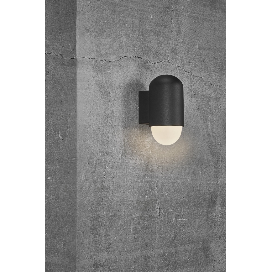Nordlux - Kinkiet zewnętrzny HEKA 1xE27/60W/230V IP54 czarny