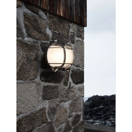 Nordlux - Kinkiet zewnętrzny HELFORD 1xE27/12,5W/230V IP64 szary