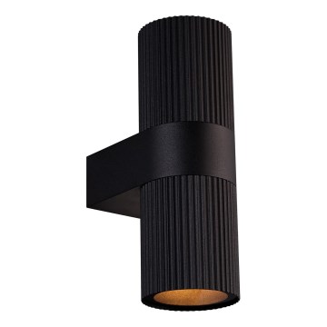 Nordlux - Kinkiet zewnętrzny KYKLOP 2xGU10/25W/230V IP54 czarny