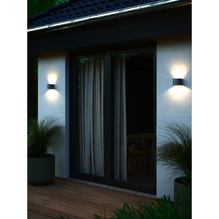 Nordlux - Kinkiet zewnętrzny LED MILDA LED/4,9W/230V IP44 antracyt