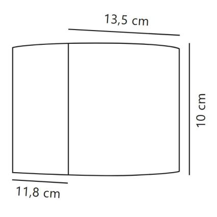 Nordlux - Kinkiet zewnętrzny LED MILDA LED/4,9W/230V IP44 antracyt