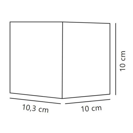 Nordlux - Kinkiet zewnętrzny LED MILDA LED/4,9W/230V IP44 antracyt