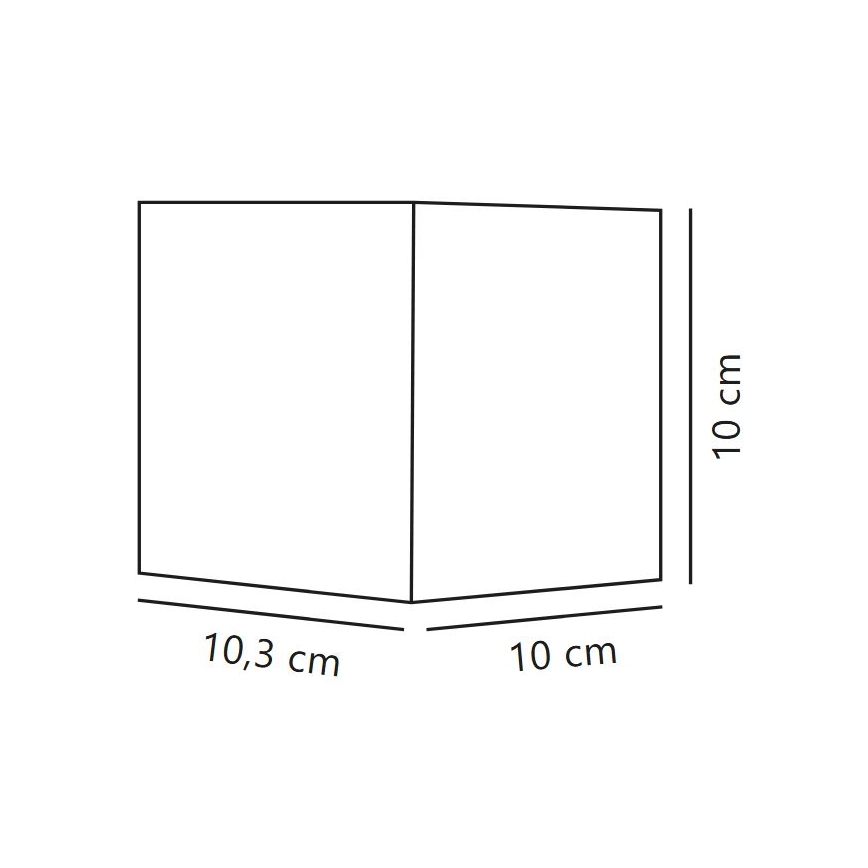 Nordlux - kinkiet zewnętrzny LED MILDA LED/4,9W/230V IP44 czarny