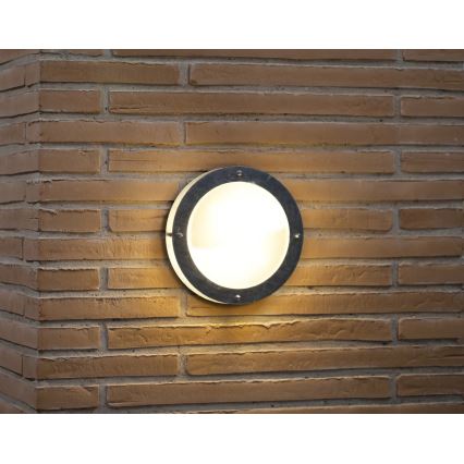 Nordlux - Kinkiet zewnętrzny MALTA 1xE27/60W/230V srebrny