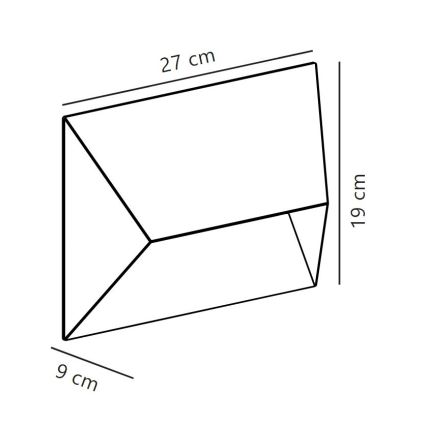 Nordlux - Kinkiet zewnętrzny PONTIO 2xGU10/25W/230V IP54