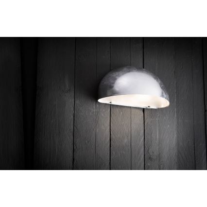 Nordlux - Kinkiet zewnętrzny SCORPIUS 1xE14/40W/230V IP33 srebrny