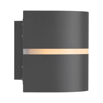 Nordlux - Kinkiet zewnętrzny SIBELIS 1xE27/10W/230V IP44 antracyt