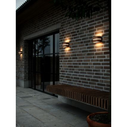 Nordlux - Kinkiet zewnętrzny SIBELIS 1xE27/10W/230V IP44 brązowy