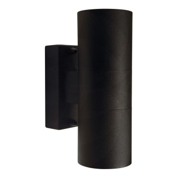 Nordlux - Kinkiet zewnętrzny TIN 2xGU10/35W/230V IP54 czarny