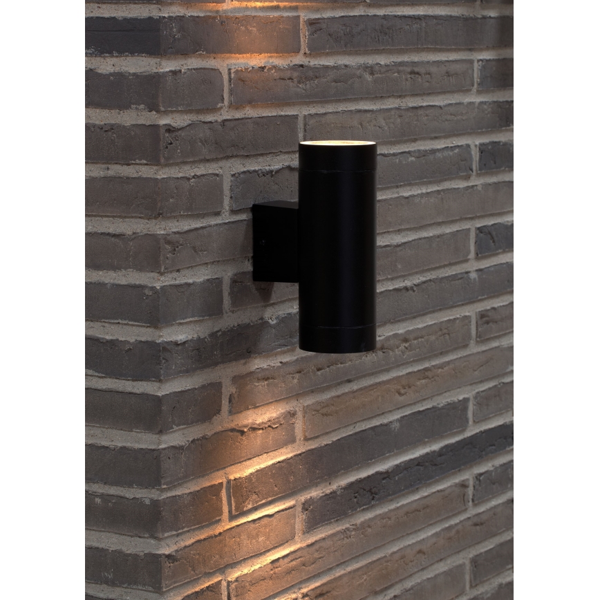 Nordlux - Kinkiet zewnętrzny TIN 2xGU10/35W/230V IP54 czarny