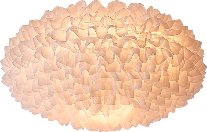 Nordlux - Klosz do żyrandola VILLO E27 śr. 30 cm biały