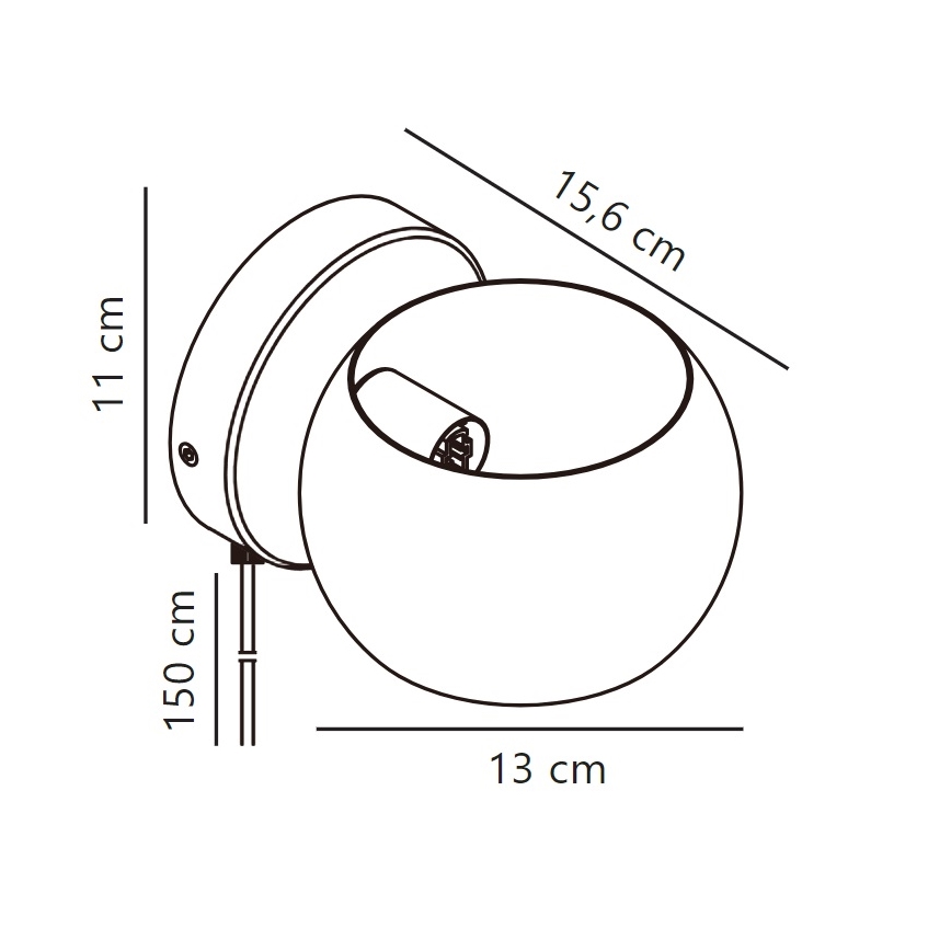 Nordlux - Konfigurowalne naścienne oświetlenie punktowe BELIR 1xG9/5W/230V biały