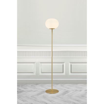 Nordlux - Lampa podłogowa ALTON 1xE27/25W/230V złota