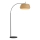 Nordlux - Lampa podłogowa DICTE 1xE27/60W/230V czarna/beżowa