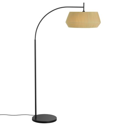 Nordlux - Lampa podłogowa DICTE 1xE27/60W/230V czarna/beżowa